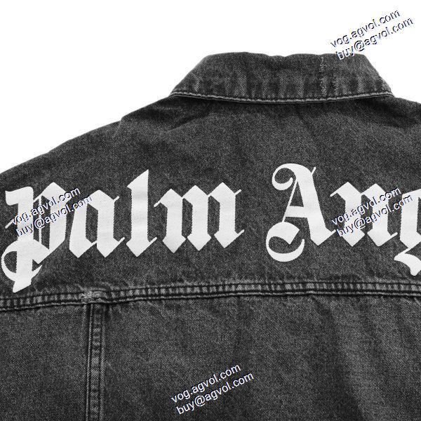 ★安心★追跡付 Palm Angels パーム エンジェルス 偽物ブランド 2020秋冬 デニムジャケット 2色可選 クラシックロゴデニムジャケット